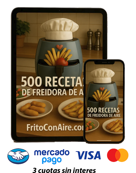 500 Recetas para Freidora de Aire
